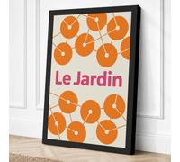 Le Jardin Botanical Canvas Wall Art Print 18x12 Inch (46 x 30 cm)