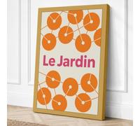 Le Jardin Botanical Canvas Wall Art Print 30x20 Inch (76 x 51 cm)