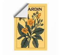 Le Jardin Botanical Unframed Wall Art Print A1 (84.1×59.4cm), Wall Decor for Living Room, Bedroom, Office & Home, Art Gift