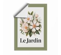 Le Jardin Botanical Unframed Wall Art Print A2 (59.4×42cm), Wall Decor for Living Room, Bedroom, Office & Home, Art Gift
