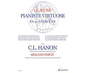 Le Jeune Pianiste Virtuose: en 40 exercices. Edition réduite à l'usage des commencants. piano.