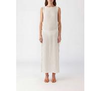 LE KASHA Off-Shoulder Organic Linen Midi Tunic Dress - Size: OS - female