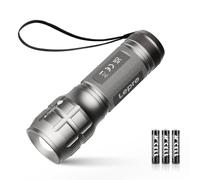LE LED Torch Battery Powered,LE1000 Bright Hand Flashlight,Adjustable Focus