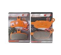 LE LEFOSSI Front Rear Brake Pads Compatible with for Harley Davidson Fatboy, Softail Deluxe, Heritage Softail Classic, Street Bob, Dyna Wide Glide, Low Rider, Super Glide, Softail Slim FA457F FA458R