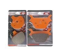 LE LEFOSSI Front Rear Carbon Fiber Brake Pads for Compatible with Harley Davidson FLST/FLSTC Heritage Softail Classic FLSTS Heritage Springer FLSTN Softail Deluxe 1987-1999 FA094F FA200R