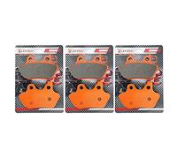 LE LEFOSSI Front Rear Carbon Fiber Brake Pads for Compatible with Harley Davidson V-Rod VRSCA VRSCB 2002 2003 2004 2005 FA400FR