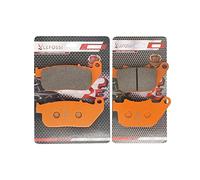 LE LEFOSSI Front Rear Carbon Fiber Brake Pads for Compatible with Harley Davidson XL 883 R Sportster R XL 1200 C Sportster Custom 2005-2013 FA381F FA387R