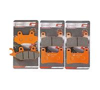 LE LEFOSSI Front Rear Carbon Fiber Brake Pads for Compatible with Kawasaki Ninja H2 SX SE ZX1002 2018 FA379F FA228R