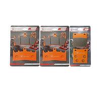 LE LEFOSSI Front Rear Carbon Fiber Brake Pads for Compatible with Suzuki GSX 1300 Hayabusa 99 00 01 02 03 04 05 06 07 FA188F FA063R