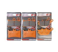 LE LEFOSSI Front Rear Carbon Fiber Brake Pads for Compatible with Yamaha FZ 8 Fazer 2011-2015 FZS 1000 2006-2014 YZF R1 2004-2006 FA252F FA174R