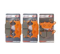 LE LEFOSSI Front Rear Carbon Fiber Brake Pads for Compatible with Yamaha FZ6R 600 2009-2014 XJ6 N/F/S 2009-2012 FA199F FA140R