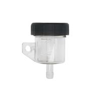 LE LEFOSSI Transparent Color Universal Motorcycle Foot Rear Brake Master Cylinder Tank Oil Cup Fluid Bottle Reservoir