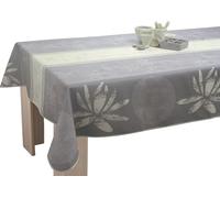 Le linge de Jules - Anti-Stain Tablecloth Lotus blanc - size : Rectangular 59x94 inches
