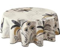 Le linge de Jules Anti-Stain Tablecloth Palm Trees Round 160 cm
