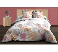 Le linge de Jules Duvet Cover 220 x 240 cm + 2 Pillowcases - Pure Cotton 57 Thread Count - Watercolour
