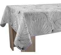 Le linge de Jules Olinda Stain-Resistant Tablecloth Rectangular 150 x 200 cm Grey