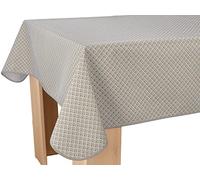 Le linge de Jules Stain-Resistant Tablecloth Peacock Twine Rectangular 150 x 300 cm