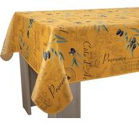 Le linge de Jules Stain-Resistant Tablecloth Provence Rectangular 150 x 240 cm Yellow
