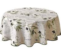 Le linge de Jules Stain-Resistant Tablecloth Provence Round 160 cm