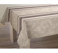 Le linge de Jules Tablecloth, Polyester, Beige, Rechteckig 150 x 300 cm