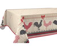 Le linge de Jules Tablecloth, Polyester, Red, Rechteckig 150 x 300 cm