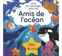 Le livre de coloriage d’Ueli le Chat pour petits explorateurs de la mer - 50 animaux marins amusants à colorier : Avec jeu d’observation & accompagné ... aventures à colorier d’Ueli le Chat, Tome 1
