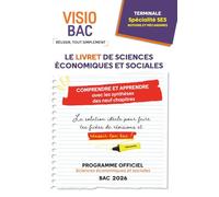 Le livret de Sciences économiques et sociales: BAC 2026 (Les livrets du BAC)