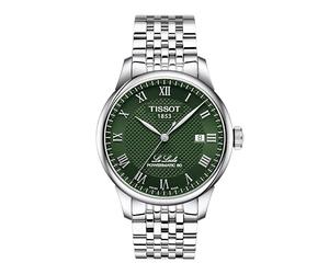 Le Locle Men's Automatic Steel Watch with Green Dial