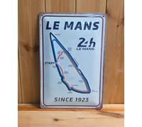 Le Mans 24hr Race Metal Sign, LE MANS 24hr Race Circuit. Le Mans Race.