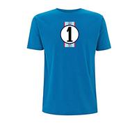 LE Mans 66 Inspired T Shirt GT40 Ken Number 1 Miles Racing Classic Movie no 1 gt Film (Medium, Electric Blue)