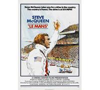 Le Mans Steve Mcqueen Racing Poster/Print/Picture Satin Photo Paper - A0-841mm x 1189mm