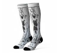 Le Mat Tarot Socks - The Fool | Tarot de Marseille | Unisex Calf Socks | Original Gift Idea Men Women | Classic Marseillaise Tarot | Dshirt14, White, 36-39
