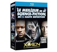 Le Meilleur de la science-fiction en haute définition : I, Robot + Le jour où la terre s'arrêta + X-Men : Le commencement [ 3 Blu-ray]