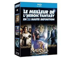 Le Meilleur de l'Heroic Fantasy en haute définition : Legend + Le Monde de Narnia - Chapitre 3 : L'odyssée du Passeur d'Aurore + Percy Jackson - Le Voleur de Foudre [3 Blu-ray]