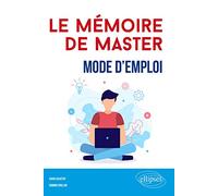 Le mémoire de Master : mode d'emploi