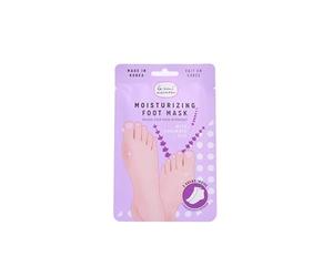 Le Mini Macaron • Lavender Foot Care Mask • Moisturising Socks • Purple and White • Two Socks