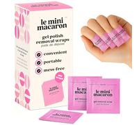 Le Mini Macaron Remover Kit, Soak Off Gel Nail Polish Remover Wraps, 100 Pieces