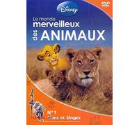 LE MONDE MERVEILLEUX DES ANIMAUX N°1 LIONS ET SINGES / DISNEY