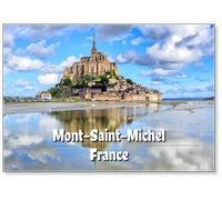 Le Mont-saint-michel Island, Normandy, France, Fridge Magnet