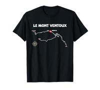 Le Mont Ventoux serpentine France cycling design T-Shirt