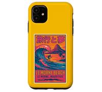Le Morne Beach Mauritius Surfing Retro Travel Sunset Fun Art Case for iPhone 11