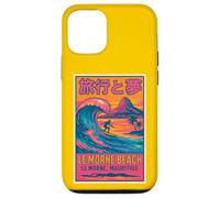 Le Morne Beach Mauritius Surfing Retro Travel Sunset Fun Art Case for iPhone 12/12 Pro
