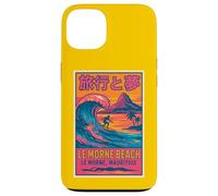 Le Morne Beach Mauritius Surfing Retro Travel Sunset Fun Art Case for iPhone 13