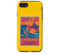 Le Morne Beach Mauritius Surfing Retro Travel Sunset Fun Art Case for iPhone SE (2020) / 7/8
