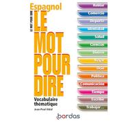 Le mot pour dire Espagnol