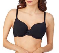Le Mystère Women's Second Skin Back Smoothing T-Shirt Bra, Semi-Sheer, Black, 34C