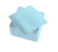 LE NAPPAGE Arts DE LA Table 71320, 50 Napkins with Micro Embossing, 24 x 25 cm, 2 V, 100% Natural, Light Blue - FSC