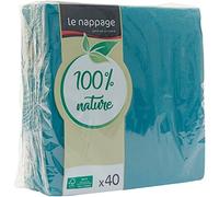 Le Nappage Tex Touch FSC® 40 Towels Duck Egg Blue 38 x 38 cm