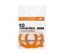 Le Parfait Set of 10 Universal Washers for Jars Diameter 100 mm