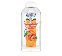Le Pe Marseillais | 2-in-1 Detangling Shampoo for Babies & Children, Peach, Organic & Organic Apricot (300 ml)
